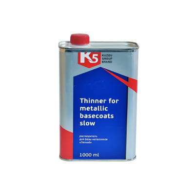 Разбавитель для базы металликов К5 Thinner for metallic basecoats МЕДЛЕННЫЙ (1л.) 